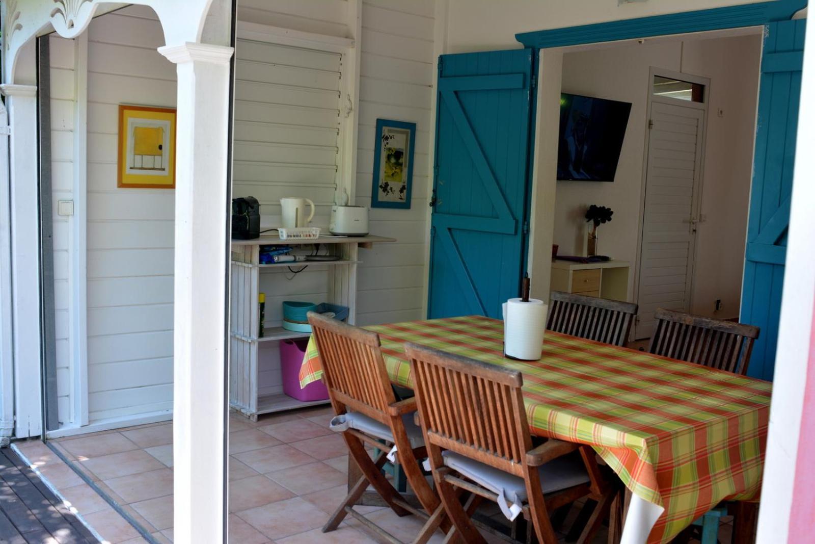 Bungalow La Papaye Bleue Residence Acces Piscine & Plage Saint-Francois  Eksteriør bilde