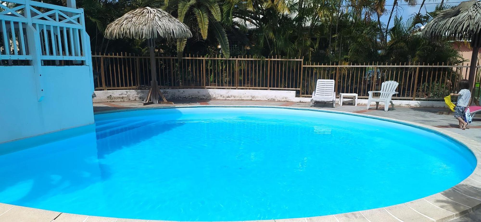 Bungalow La Papaye Bleue Residence Acces Piscine & Plage Saint-Francois  Eksteriør bilde