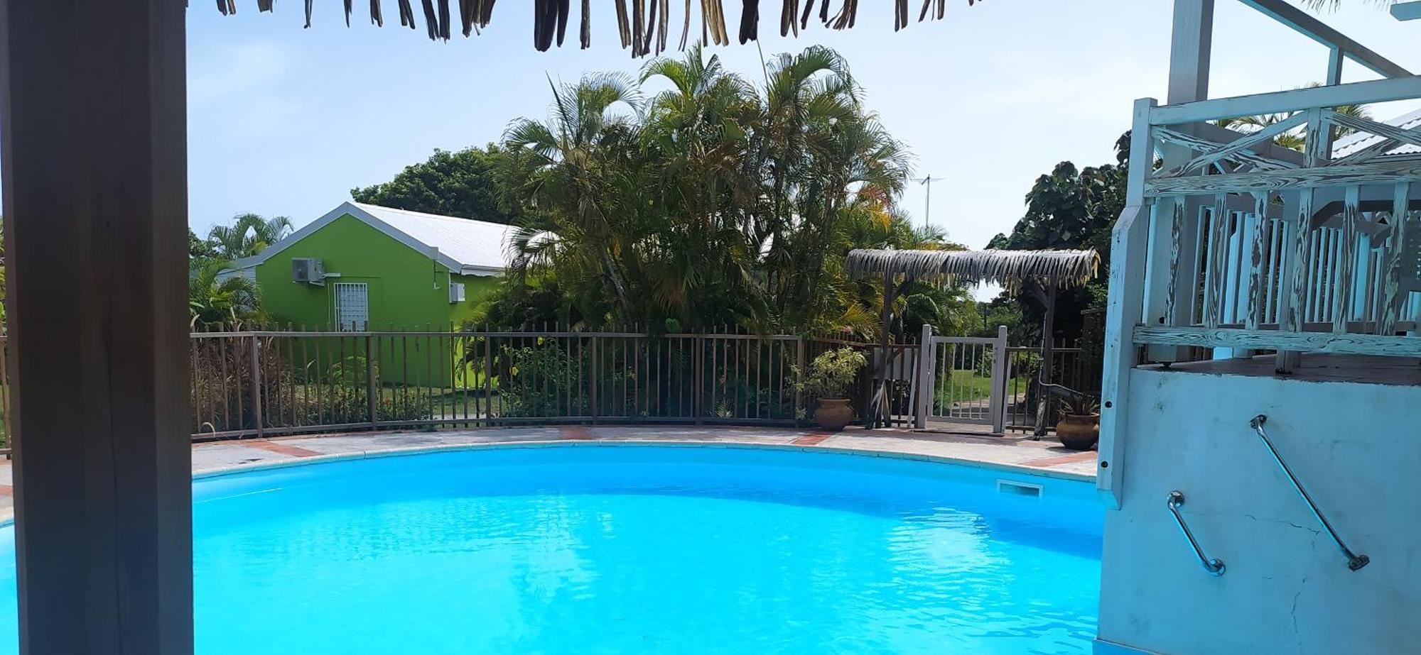 Bungalow La Papaye Bleue Residence Acces Piscine & Plage Saint-Francois  Eksteriør bilde
