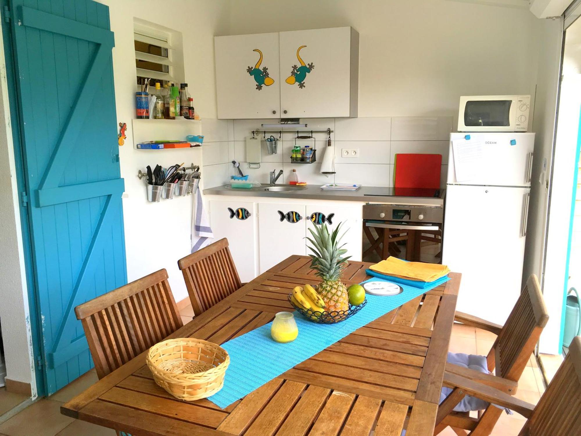 Bungalow La Papaye Bleue Residence Acces Piscine & Plage Saint-Francois  Eksteriør bilde